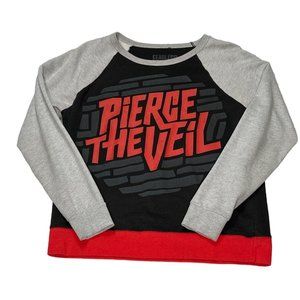 Fearless Records Shirt Womens Medium Pierce The Veil Pullover Long Sleeve